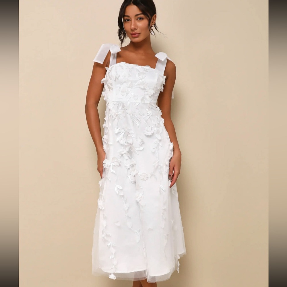 White Lulus dress